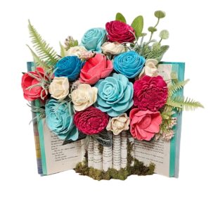 Blooming Book Arrangement