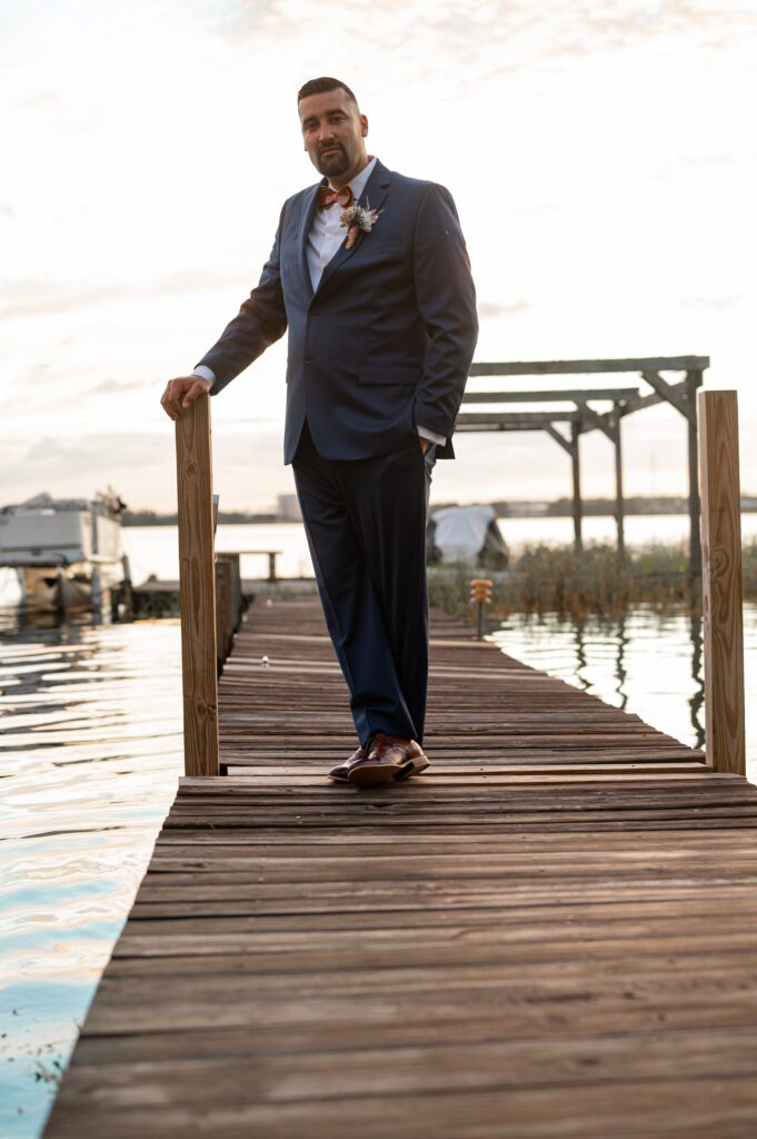 Boutonnieres by Painted Petals, handcrafted sola wood florals, Deltona, Florida