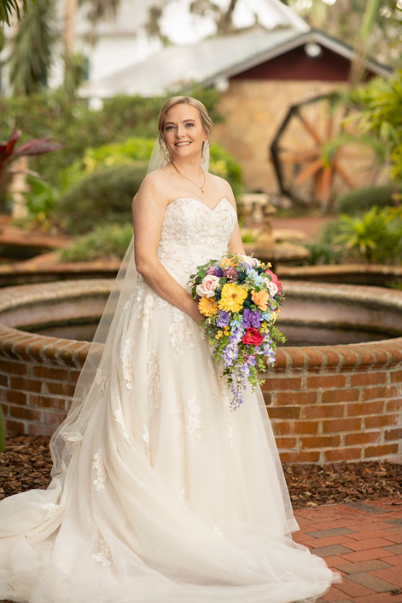 Bridal Bouquets by Painted Petals, handcrafted sola wood florals, Deltona, Florida