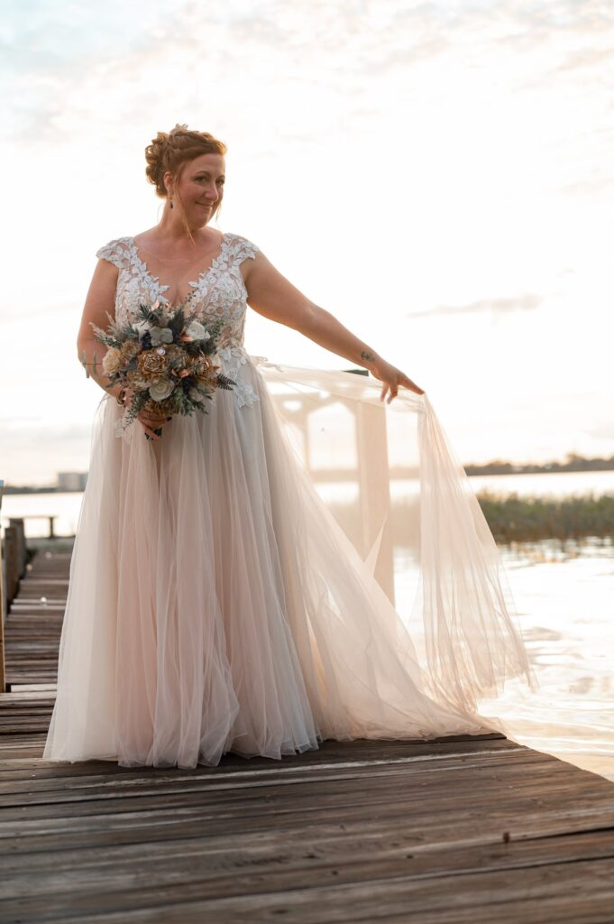 Bridal Bouquets by Painted Petals, handcrafted sola wood florals, Deltona, Florida