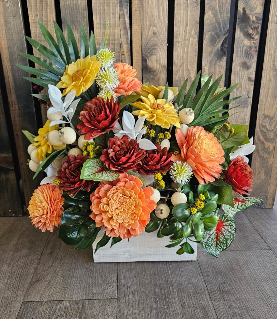Everyday Arrangements by Painted Petals, handcrafted sola wood florals, Deltona, Florida