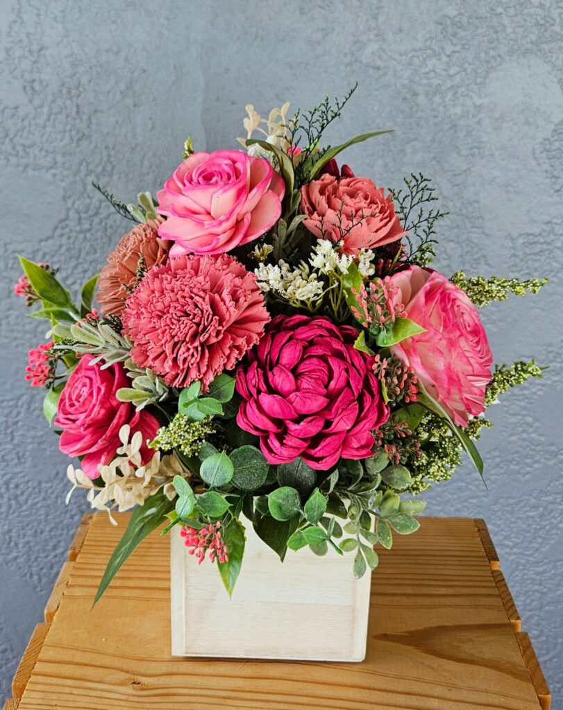 Everyday Arrangements by Painted Petals, handcrafted sola wood florals, Deltona, Florida