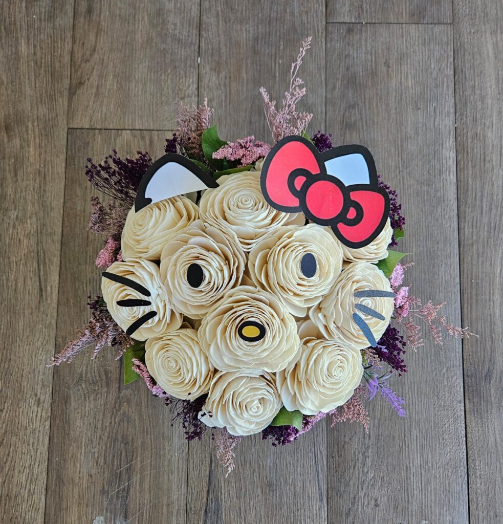 Everyday Arrangements by Painted Petals, handcrafted sola wood florals, Deltona, Florida