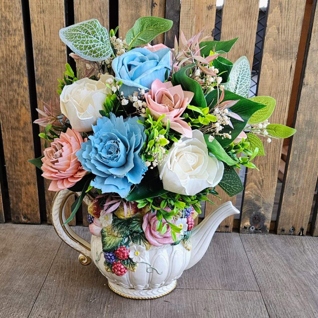 Everyday Arrangements by Painted Petals, handcrafted sola wood florals, Deltona, Florida