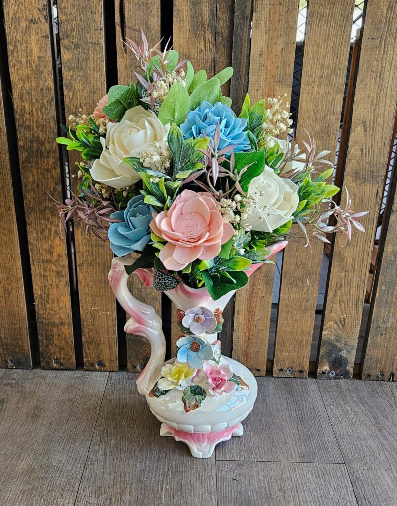 Everyday Arrangements by Painted Petals, handcrafted sola wood florals, Deltona, Florida