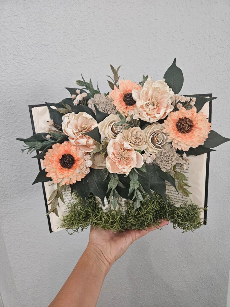 Everyday Arrangements by Painted Petals, handcrafted sola wood florals, Deltona, Florida