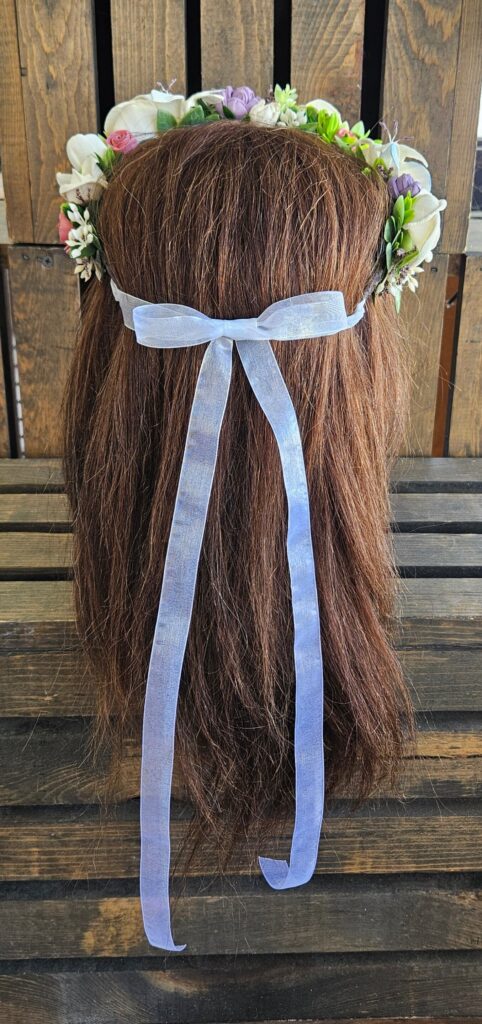 Flower Girls by Painted Petals, handcrafted sola wood florals, Deltona, Florida