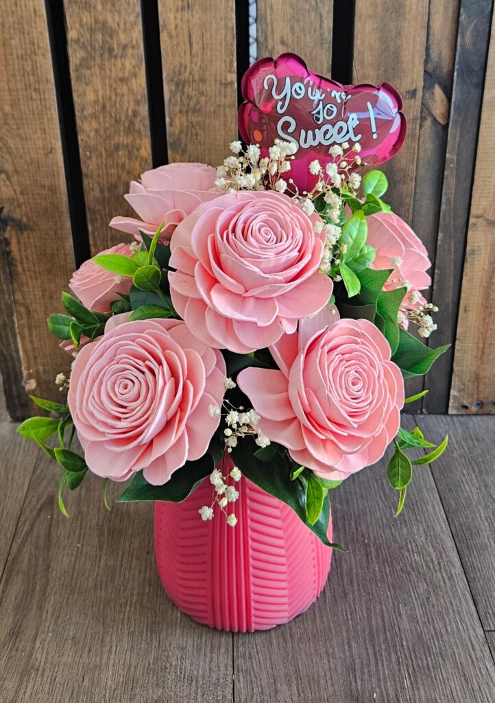 Seasonal by Painted Petals, handcrafted sola wood florals, Deltona, Florida