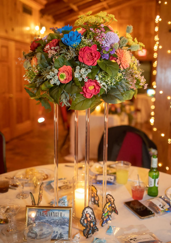 Wedding/Event Décor by Painted Petals, handcrafted sola wood florals, Deltona, Florida