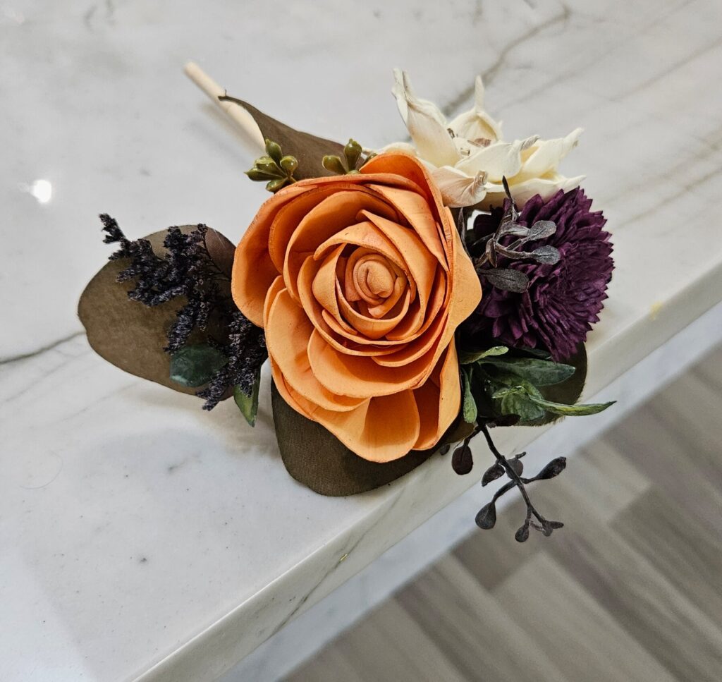 Wedding/Event Décor by Painted Petals, handcrafted sola wood florals, Deltona, Florida
