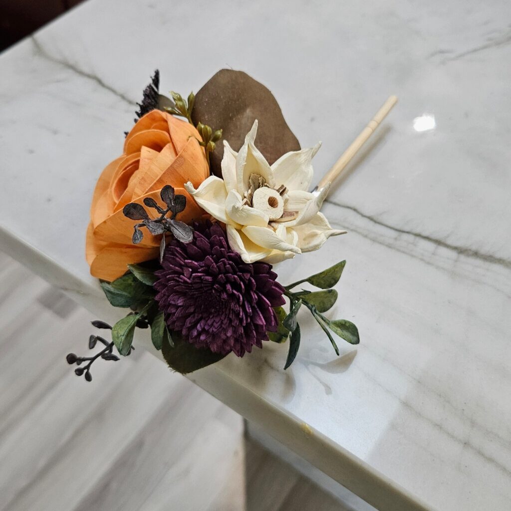 Wedding/Event Décor by Painted Petals, handcrafted sola wood florals, Deltona, Florida